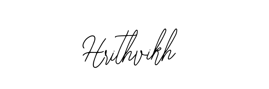 The best way (Bearetta-2O07w) to make a short signature is to pick only two or three words in your name. The name Hrithvikh include a total of six letters. For converting this name. Hrithvikh signature style 12 images and pictures png