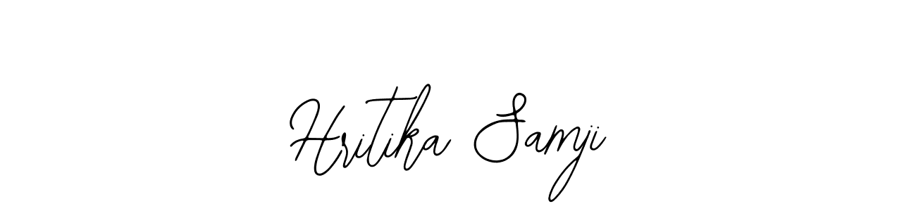 How to make Hritika Samji signature? Bearetta-2O07w is a professional autograph style. Create handwritten signature for Hritika Samji name. Hritika Samji signature style 12 images and pictures png
