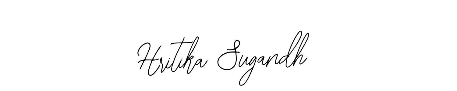 Design your own signature with our free online signature maker. With this signature software, you can create a handwritten (Bearetta-2O07w) signature for name Hritika Sugandh. Hritika Sugandh signature style 12 images and pictures png