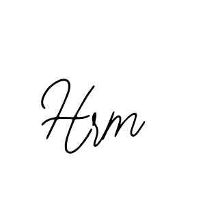 Use a signature maker to create a handwritten signature online. With this signature software, you can design (Bearetta-2O07w) your own signature for name Hrm. Hrm signature style 12 images and pictures png