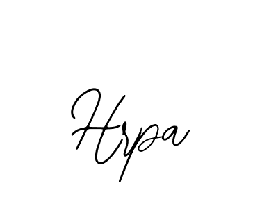How to make Hrpa name signature. Use Bearetta-2O07w style for creating short signs online. This is the latest handwritten sign. Hrpa signature style 12 images and pictures png