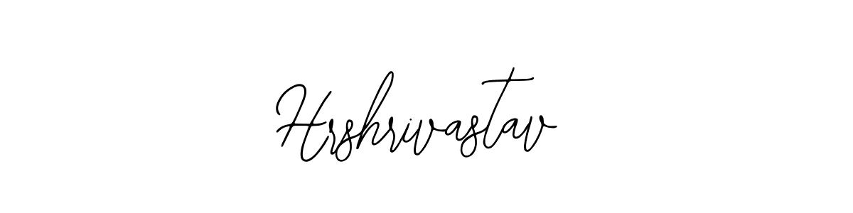 How to make Hrshrivastav name signature. Use Bearetta-2O07w style for creating short signs online. This is the latest handwritten sign. Hrshrivastav signature style 12 images and pictures png