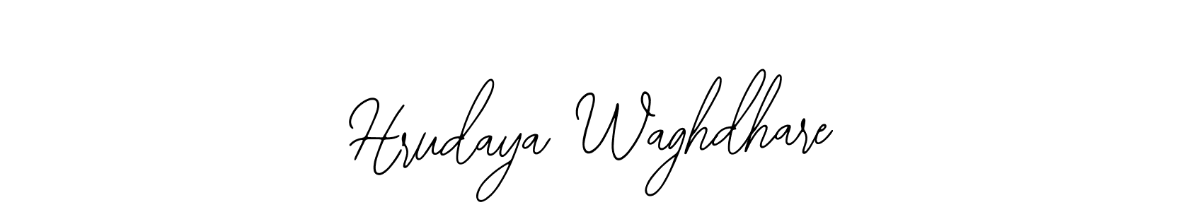 This is the best signature style for the Hrudaya Waghdhare name. Also you like these signature font (Bearetta-2O07w). Mix name signature. Hrudaya Waghdhare signature style 12 images and pictures png