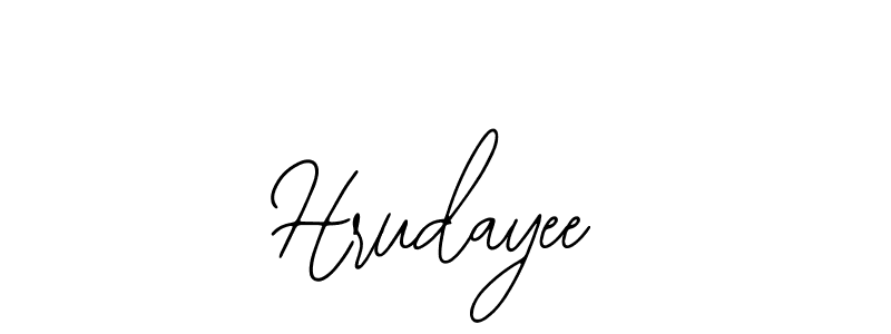 if you are searching for the best signature style for your name Hrudayee. so please give up your signature search. here we have designed multiple signature styles  using Bearetta-2O07w. Hrudayee signature style 12 images and pictures png