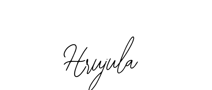 How to make Hrujula name signature. Use Bearetta-2O07w style for creating short signs online. This is the latest handwritten sign. Hrujula signature style 12 images and pictures png