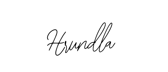 if you are searching for the best signature style for your name Hrundla. so please give up your signature search. here we have designed multiple signature styles  using Bearetta-2O07w. Hrundla signature style 12 images and pictures png