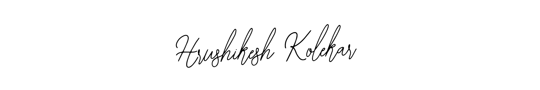 Make a beautiful signature design for name Hrushikesh Kolekar. With this signature (Bearetta-2O07w) style, you can create a handwritten signature for free. Hrushikesh Kolekar signature style 12 images and pictures png