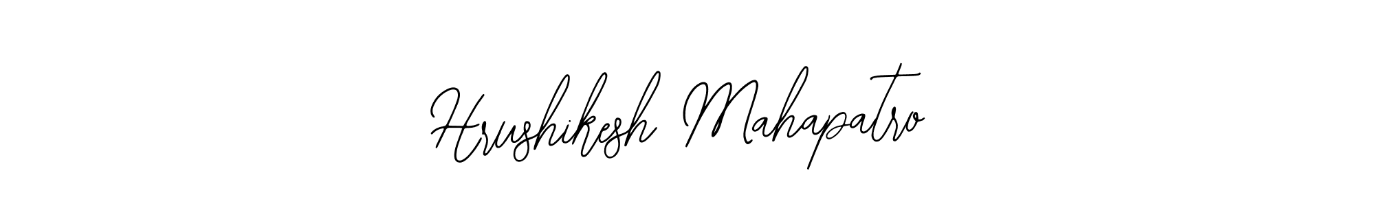 Use a signature maker to create a handwritten signature online. With this signature software, you can design (Bearetta-2O07w) your own signature for name Hrushikesh Mahapatro. Hrushikesh Mahapatro signature style 12 images and pictures png