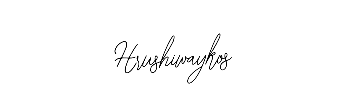 Also You can easily find your signature by using the search form. We will create Hrushiwaykos name handwritten signature images for you free of cost using Bearetta-2O07w sign style. Hrushiwaykos signature style 12 images and pictures png