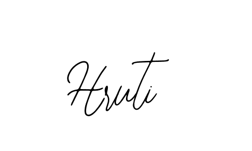 How to make Hruti name signature. Use Bearetta-2O07w style for creating short signs online. This is the latest handwritten sign. Hruti signature style 12 images and pictures png