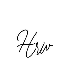 Make a beautiful signature design for name Hrw. With this signature (Bearetta-2O07w) style, you can create a handwritten signature for free. Hrw signature style 12 images and pictures png