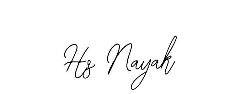 Also we have Hs Nayak name is the best signature style. Create professional handwritten signature collection using Bearetta-2O07w autograph style. Hs Nayak signature style 12 images and pictures png