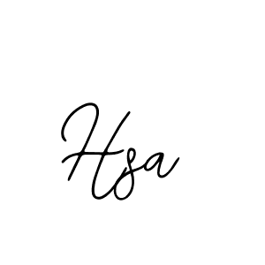 How to make Hsa name signature. Use Bearetta-2O07w style for creating short signs online. This is the latest handwritten sign. Hsa signature style 12 images and pictures png