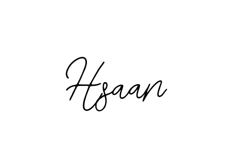 Design your own signature with our free online signature maker. With this signature software, you can create a handwritten (Bearetta-2O07w) signature for name Hsaan. Hsaan signature style 12 images and pictures png