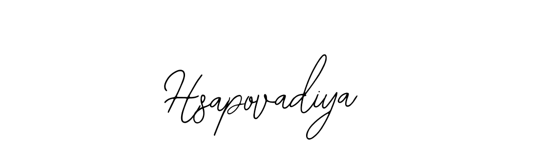 How to make Hsapovadiya signature? Bearetta-2O07w is a professional autograph style. Create handwritten signature for Hsapovadiya name. Hsapovadiya signature style 12 images and pictures png