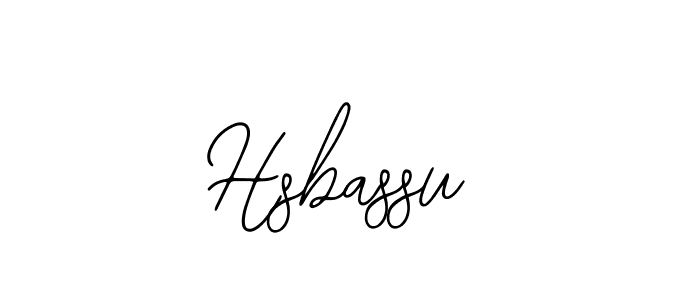 The best way (Bearetta-2O07w) to make a short signature is to pick only two or three words in your name. The name Hsbassu include a total of six letters. For converting this name. Hsbassu signature style 12 images and pictures png