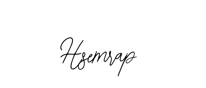 Design your own signature with our free online signature maker. With this signature software, you can create a handwritten (Bearetta-2O07w) signature for name Hsemrap. Hsemrap signature style 12 images and pictures png