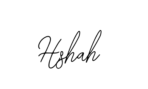 How to make Hshah signature? Bearetta-2O07w is a professional autograph style. Create handwritten signature for Hshah name. Hshah signature style 12 images and pictures png
