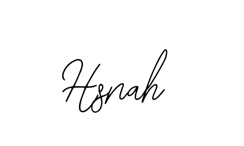 Use a signature maker to create a handwritten signature online. With this signature software, you can design (Bearetta-2O07w) your own signature for name Hsnah. Hsnah signature style 12 images and pictures png