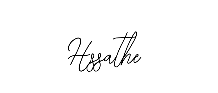 The best way (Bearetta-2O07w) to make a short signature is to pick only two or three words in your name. The name Hssathe include a total of six letters. For converting this name. Hssathe signature style 12 images and pictures png