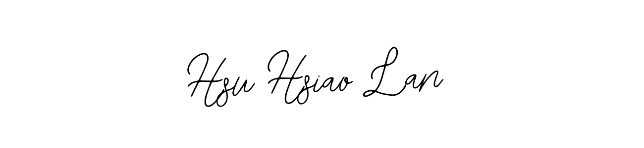 How to make Hsu Hsiao Lan name signature. Use Bearetta-2O07w style for creating short signs online. This is the latest handwritten sign. Hsu Hsiao Lan signature style 12 images and pictures png