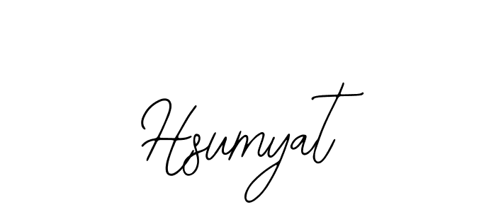 You should practise on your own different ways (Bearetta-2O07w) to write your name (Hsumyat) in signature. don't let someone else do it for you. Hsumyat signature style 12 images and pictures png