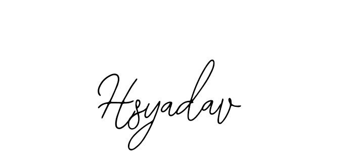 Also You can easily find your signature by using the search form. We will create Hsyadav name handwritten signature images for you free of cost using Bearetta-2O07w sign style. Hsyadav signature style 12 images and pictures png