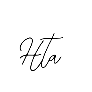 Use a signature maker to create a handwritten signature online. With this signature software, you can design (Bearetta-2O07w) your own signature for name Hta. Hta signature style 12 images and pictures png