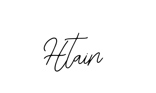 Design your own signature with our free online signature maker. With this signature software, you can create a handwritten (Bearetta-2O07w) signature for name Htain. Htain signature style 12 images and pictures png
