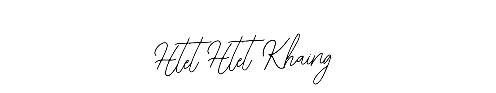 Make a beautiful signature design for name Htet Htet Khaing. With this signature (Bearetta-2O07w) style, you can create a handwritten signature for free. Htet Htet Khaing signature style 12 images and pictures png