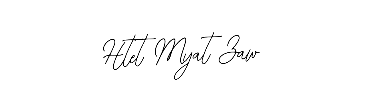 How to Draw Htet Myat Zaw signature style? Bearetta-2O07w is a latest design signature styles for name Htet Myat Zaw. Htet Myat Zaw signature style 12 images and pictures png