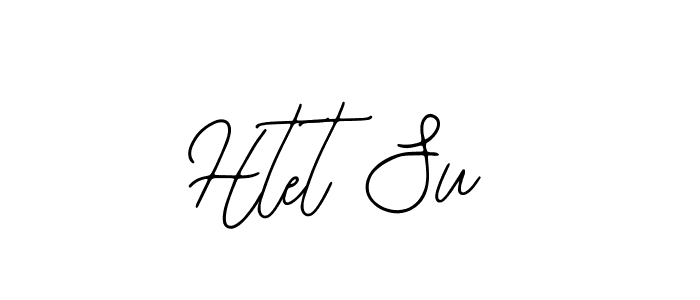 The best way (Bearetta-2O07w) to make a short signature is to pick only two or three words in your name. The name Htet Su include a total of six letters. For converting this name. Htet Su signature style 12 images and pictures png