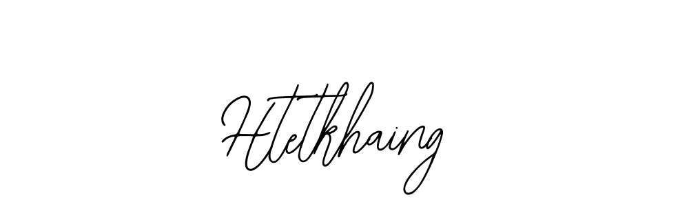 You should practise on your own different ways (Bearetta-2O07w) to write your name (Htetkhaing) in signature. don't let someone else do it for you. Htetkhaing signature style 12 images and pictures png