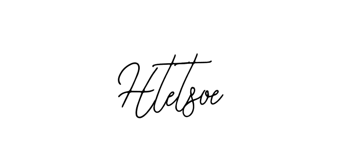 How to Draw Htetsoe signature style? Bearetta-2O07w is a latest design signature styles for name Htetsoe. Htetsoe signature style 12 images and pictures png