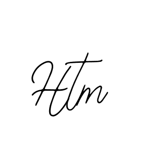 How to make Htm signature? Bearetta-2O07w is a professional autograph style. Create handwritten signature for Htm name. Htm signature style 12 images and pictures png