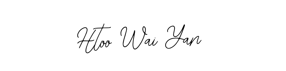 Also we have Htoo Wai Yan name is the best signature style. Create professional handwritten signature collection using Bearetta-2O07w autograph style. Htoo Wai Yan signature style 12 images and pictures png