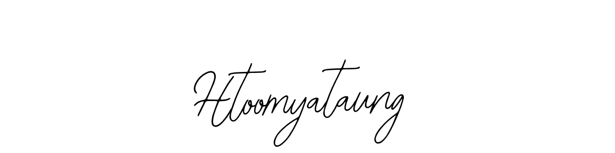 How to make Htoomyataung signature? Bearetta-2O07w is a professional autograph style. Create handwritten signature for Htoomyataung name. Htoomyataung signature style 12 images and pictures png