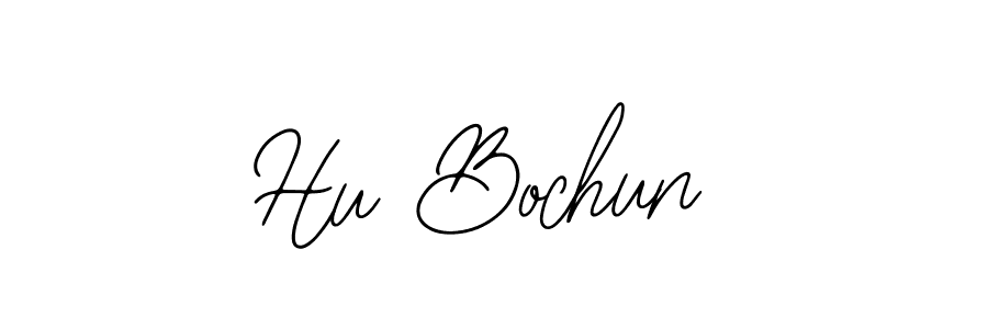 You should practise on your own different ways (Bearetta-2O07w) to write your name (Hu Bochun) in signature. don't let someone else do it for you. Hu Bochun signature style 12 images and pictures png