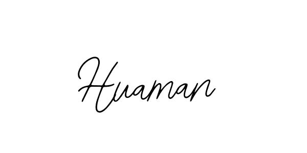 How to make Huaman name signature. Use Bearetta-2O07w style for creating short signs online. This is the latest handwritten sign. Huaman signature style 12 images and pictures png