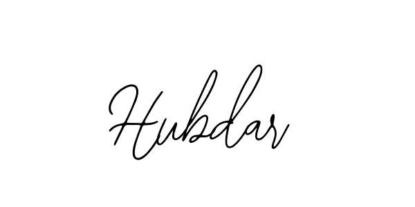 Use a signature maker to create a handwritten signature online. With this signature software, you can design (Bearetta-2O07w) your own signature for name Hubdar. Hubdar signature style 12 images and pictures png