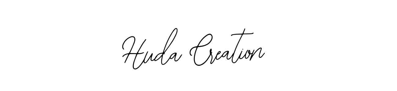 Also we have Huda Creation name is the best signature style. Create professional handwritten signature collection using Bearetta-2O07w autograph style. Huda Creation signature style 12 images and pictures png