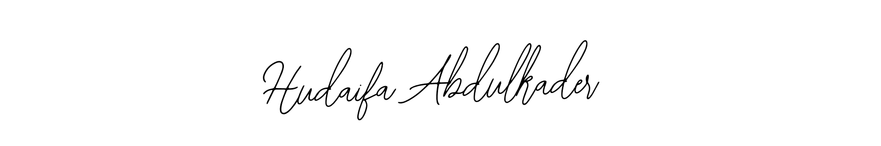 How to make Hudaifa Abdulkader name signature. Use Bearetta-2O07w style for creating short signs online. This is the latest handwritten sign. Hudaifa Abdulkader signature style 12 images and pictures png