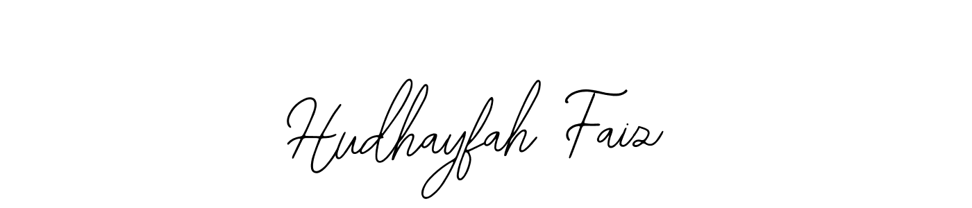 Also You can easily find your signature by using the search form. We will create Hudhayfah Faiz name handwritten signature images for you free of cost using Bearetta-2O07w sign style. Hudhayfah Faiz signature style 12 images and pictures png