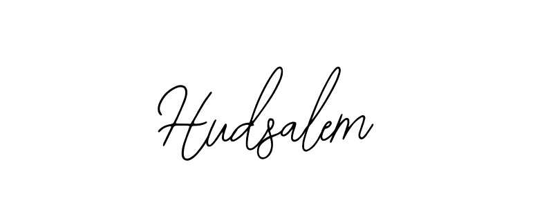Also You can easily find your signature by using the search form. We will create Hudsalem name handwritten signature images for you free of cost using Bearetta-2O07w sign style. Hudsalem signature style 12 images and pictures png