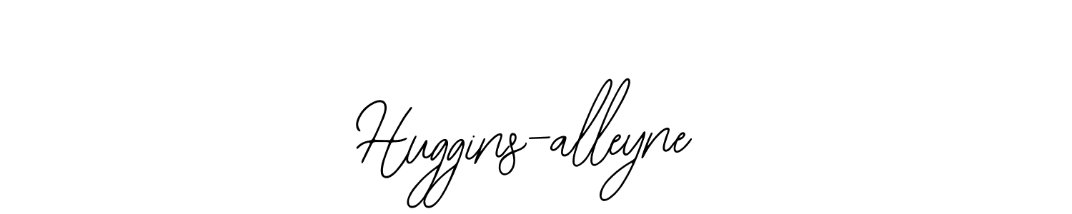 Use a signature maker to create a handwritten signature online. With this signature software, you can design (Bearetta-2O07w) your own signature for name Huggins-alleyne. Huggins-alleyne signature style 12 images and pictures png