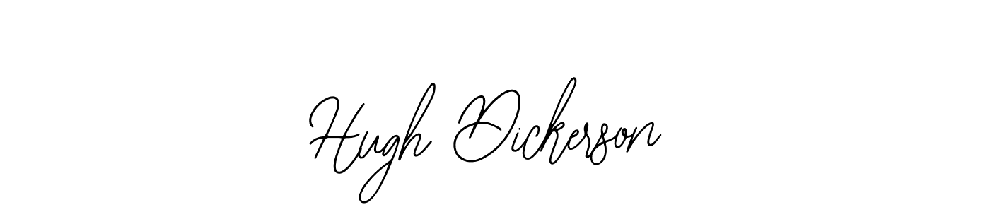 Bearetta-2O07w is a professional signature style that is perfect for those who want to add a touch of class to their signature. It is also a great choice for those who want to make their signature more unique. Get Hugh Dickerson name to fancy signature for free. Hugh Dickerson signature style 12 images and pictures png