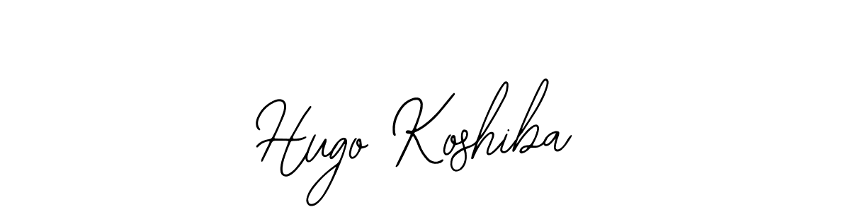 You can use this online signature creator to create a handwritten signature for the name Hugo Koshiba. This is the best online autograph maker. Hugo Koshiba signature style 12 images and pictures png