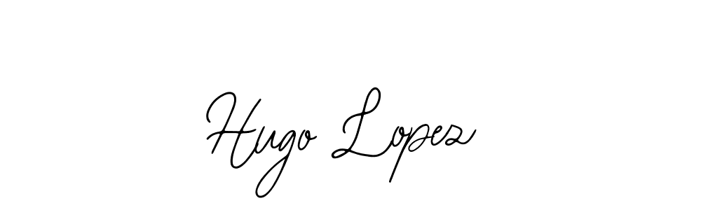 Bearetta-2O07w is a professional signature style that is perfect for those who want to add a touch of class to their signature. It is also a great choice for those who want to make their signature more unique. Get Hugo Lopez name to fancy signature for free. Hugo Lopez signature style 12 images and pictures png