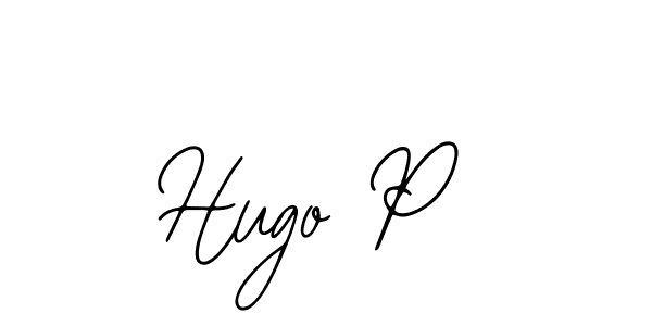 Hugo P stylish signature style. Best Handwritten Sign (Bearetta-2O07w) for my name. Handwritten Signature Collection Ideas for my name Hugo P. Hugo P signature style 12 images and pictures png