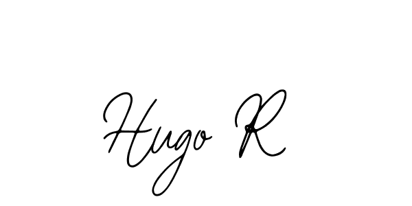 Design your own signature with our free online signature maker. With this signature software, you can create a handwritten (Bearetta-2O07w) signature for name Hugo R. Hugo R signature style 12 images and pictures png